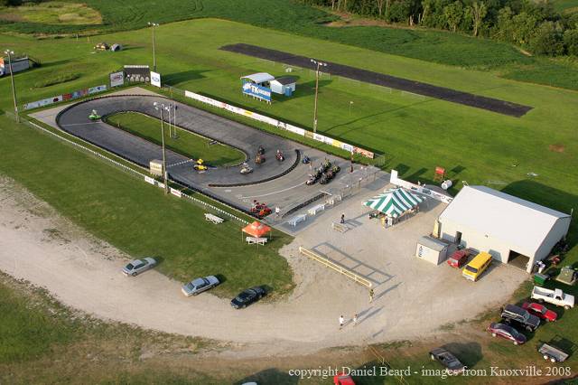 Aireal view of Slidways Karting Centter